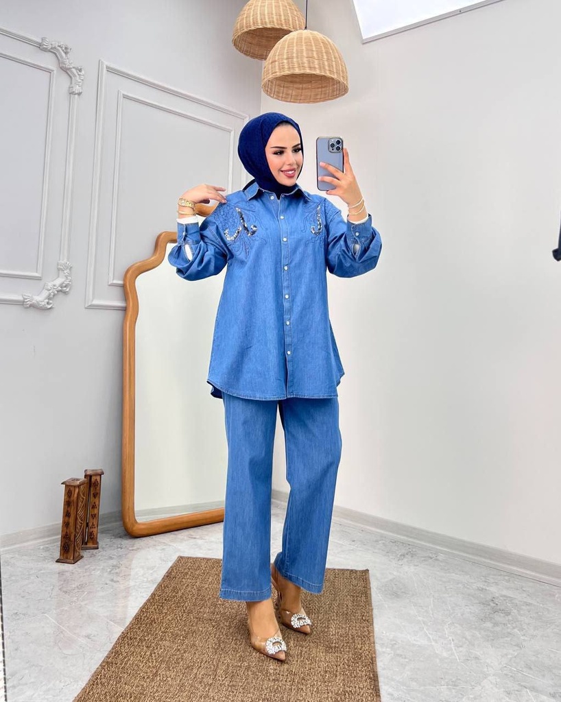 Tracksuit Set Cotton jeans