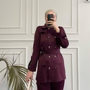 Tracksuit Set Cotton Purple 