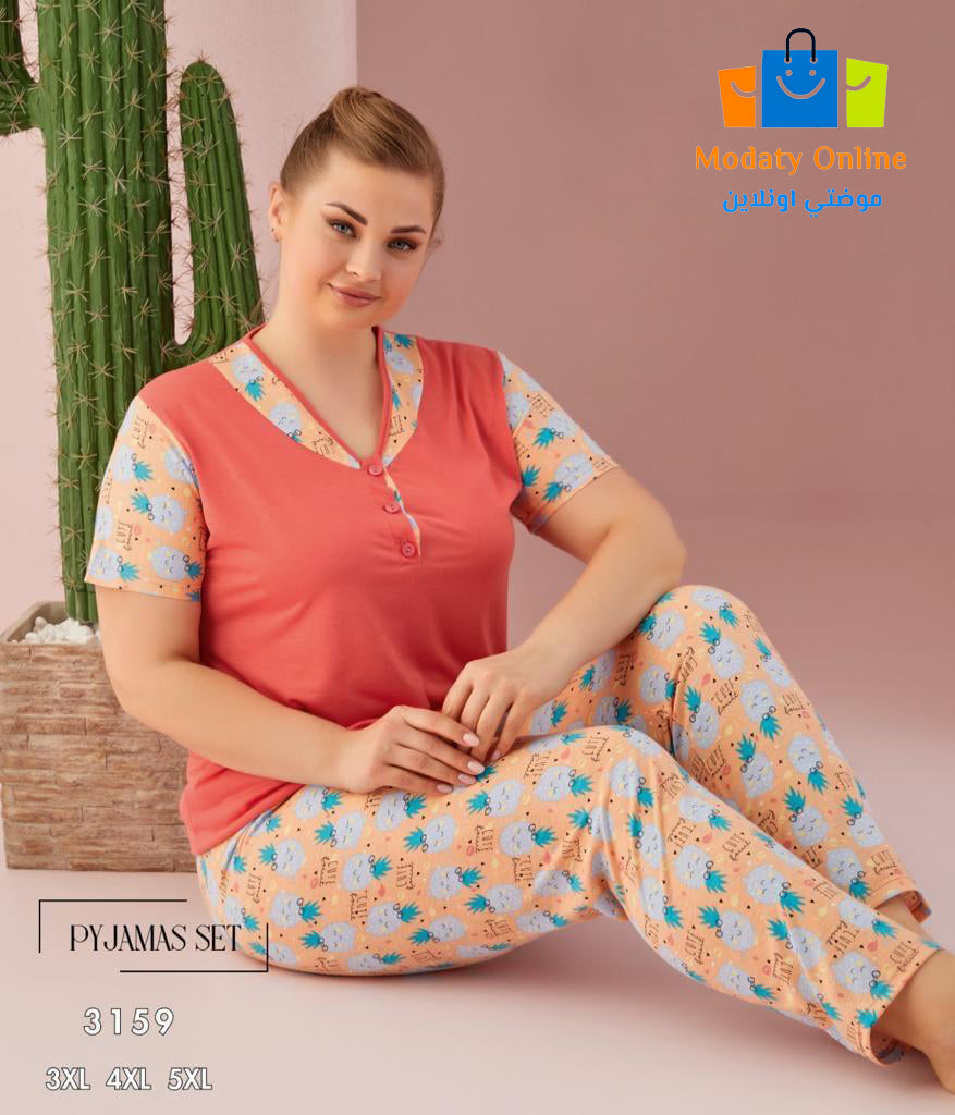 Pajamas Half Sleeve Big Size