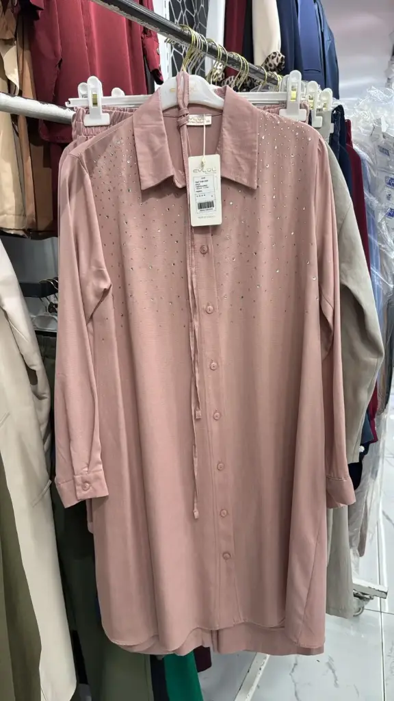 Set Two Pieces Pink طقم محجبات قطعتين 