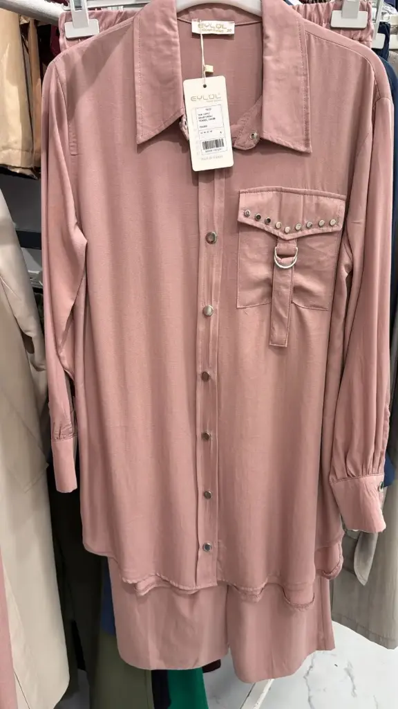 Set Two Pieces Pink طقم محجبات قطعتين 