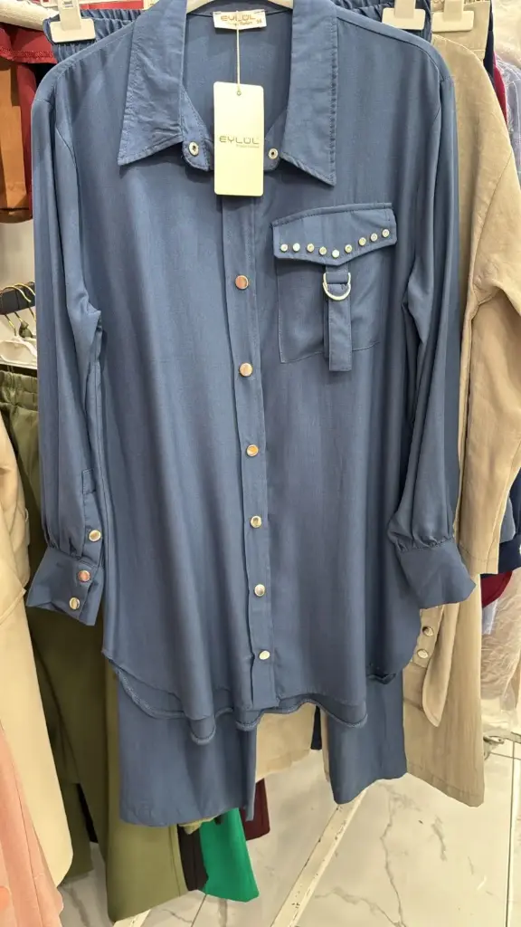 Set Two Pieces D-Blue طقم محجبات قطعتين 