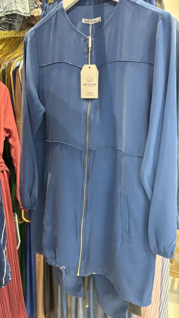 Set Two Pieces Blue طقم محجبات قطعتين