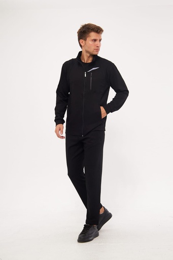 Men Sports Pajamas Black 