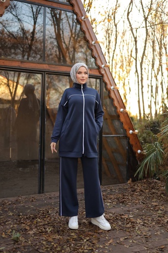 Tracksuit Set Cotton D-BLUE