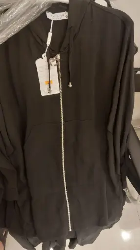 Set Two Pieces Black طقم محجبات قطعتين