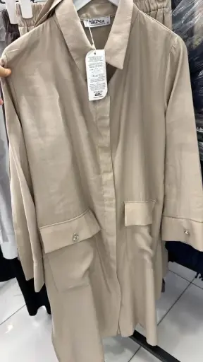 Set Two Pieces Beige طقم محجبات قطعتين 