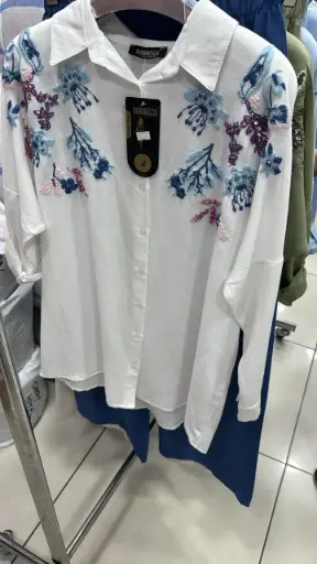 [869-17382-03] Set Two Pieces White طقم محجبات قطعتين  