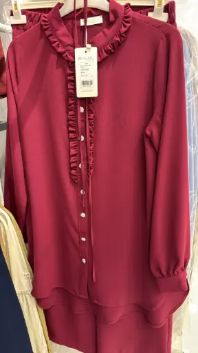 Set Two Pieces D-Red طقم محجبات قطعتين 